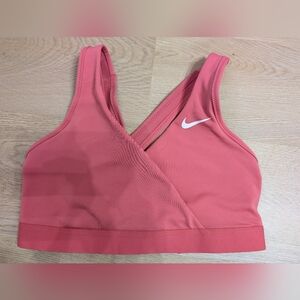 Nike Training Maternity Dri-FIT Swoosh medium-support padded sports bra in pink
